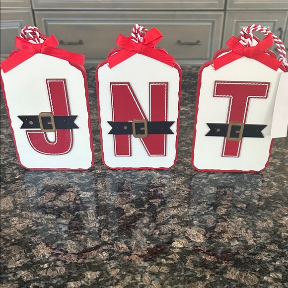 ASHLAND MONOGRAM HANGING DECOR "J"-"N"-"T" LOT OF 3 NWT - Picture 1 of 7